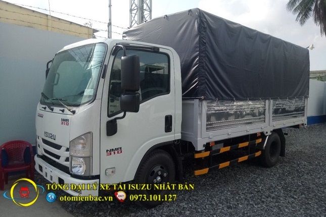 Xe tải nhẹ ISUZU 1,9 tấn thùng bạt nhập khẩu