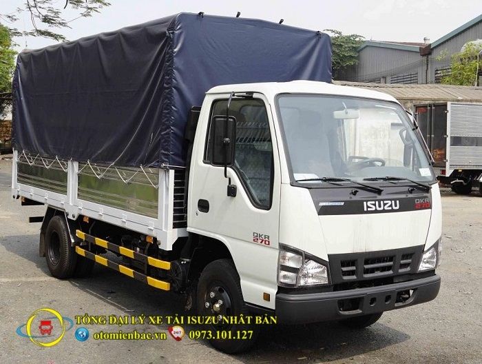 Xe tải nhỏ ISUZU thùng phủ bạt nhập khẩu Nhật Bản