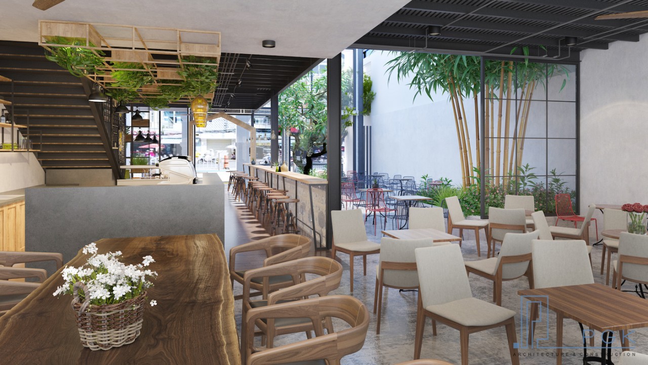 Thiết kế nội thất quán cafe