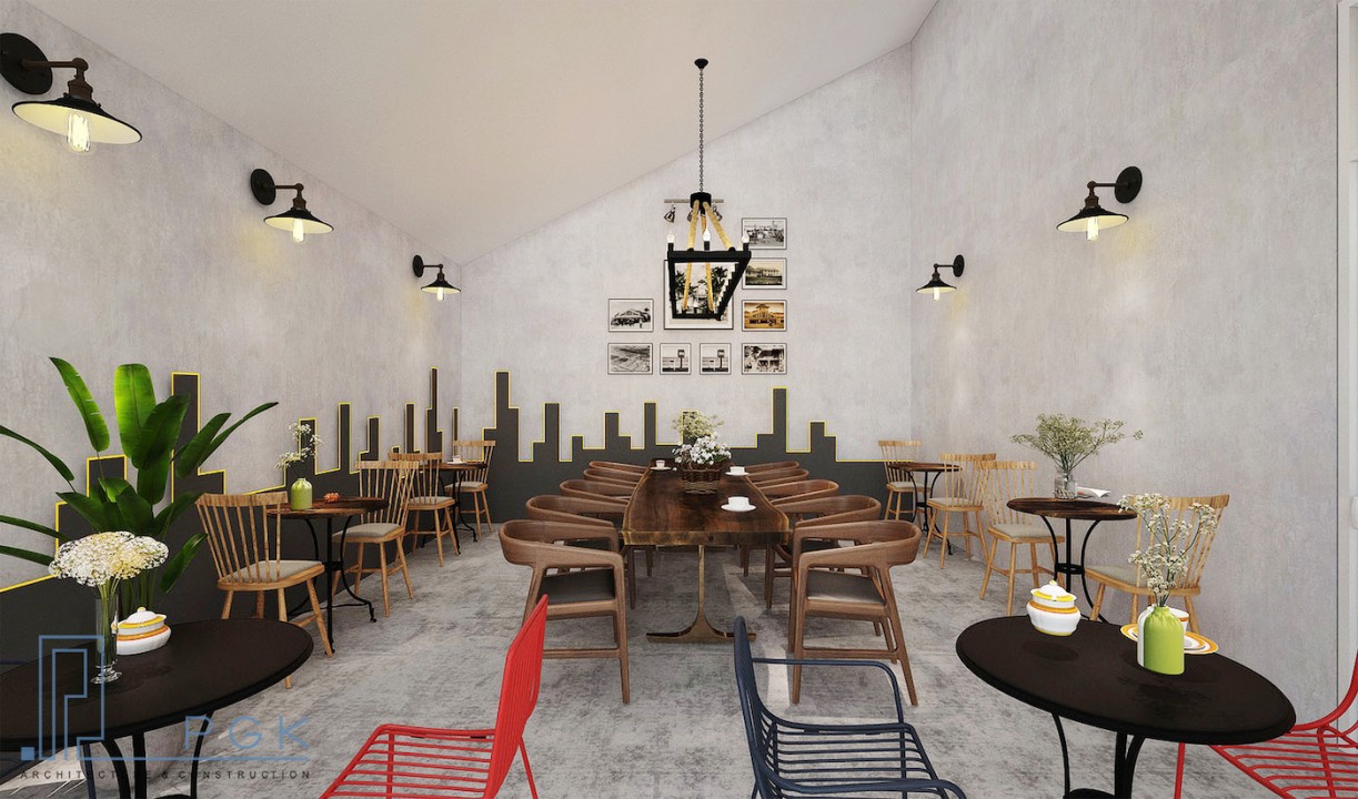 Thiết kế nội thất quán cafe