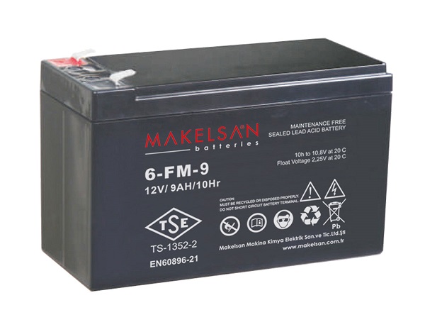 Ắc quy 12V-9Ah MAKELSAN - Camera Quan Sát á Châu - Công Ty Cổ Phần Viễn Thông á Châu