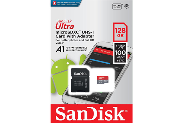 Thẻ nhớ MicroSD SANDISK 128GB - Camera Quan Sát á Châu - Công Ty Cổ Phần Viễn Thông á Châu