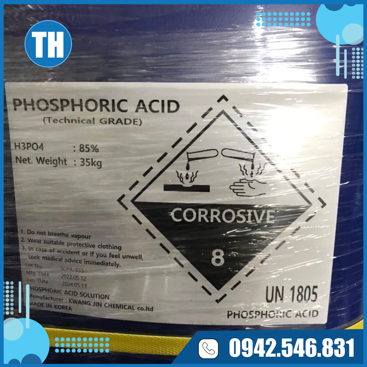 Acid Photphoric - Hóa Chất Tuấn Hà - Công Ty TNHH Thương Mại Hóa Chất Tuấn Hà