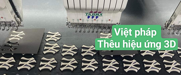 Thêu hiệu ứng 3D - Thêu Việt Pháp - Công Ty TNHH Thêu Việt Pháp