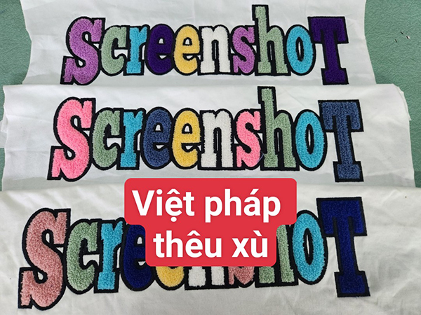 Thêu xù - Thêu Việt Pháp - Công Ty TNHH Thêu Việt Pháp