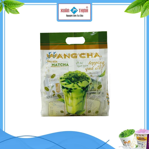 Bịch trà sữa Wangcha 3in1 vị Matcha - Nguyên Liệu Trà Sữa Xuân Thịnh - Công Ty TNHH Thương Mại Xuân Thịnh