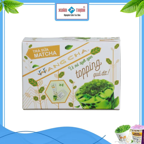 Hộp trà sữa Wangcha vị Matcha - Nguyên Liệu Trà Sữa Xuân Thịnh - Công Ty TNHH Thương Mại Xuân Thịnh