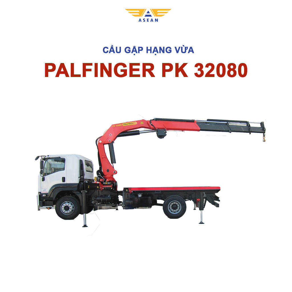 Cẩu gập hạng vừa PAFINGER PK 32080 nâng 8.5 tấn - Sơ Mi Rơ Moóc ASEAN- Công Ty Cổ Phần Kỹ Thuật Cơ Khí ASEAN