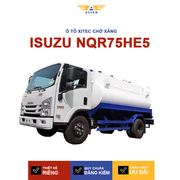 Ô tô xi téc chở xăng ISUZU - Sơ Mi Rơ Moóc ASEAN- Công Ty Cổ Phần Kỹ Thuật Cơ Khí ASEAN