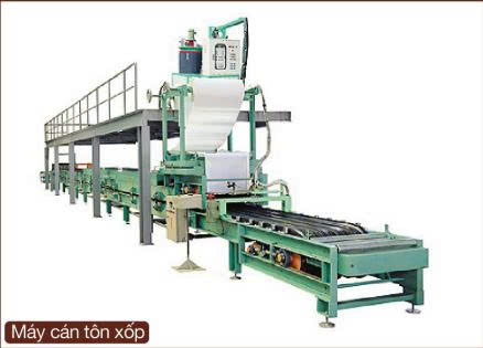 Máy cán tôn xốp - Thép Tân Hoàng Giang - Công Ty TNHH Thép Tân Hoàng Giang