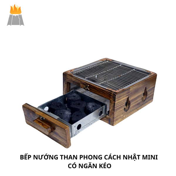 Bếp nướng than phong cách Nhật size mini - Cồn Hương Giang - Công Ty TNHH Công Nghệ Hương Giang