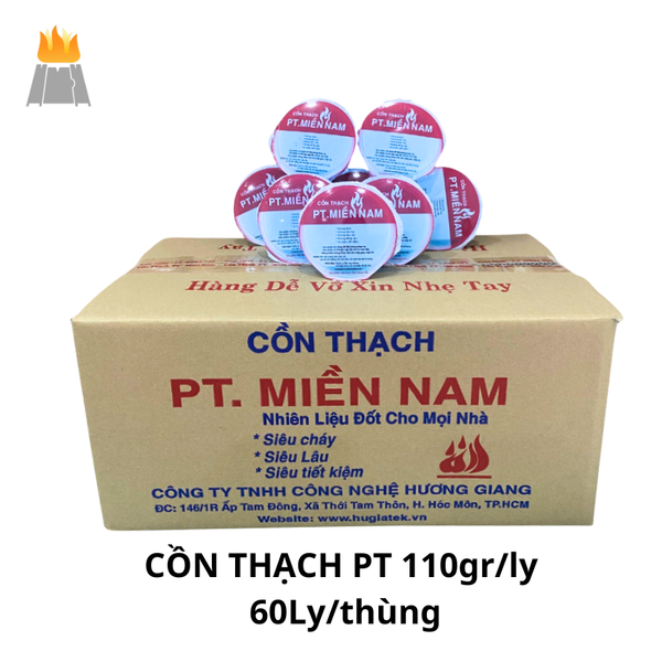 Cồn thạch PT miền Nam 110gr/ly - Cồn Hương Giang - Công Ty TNHH Công Nghệ Hương Giang