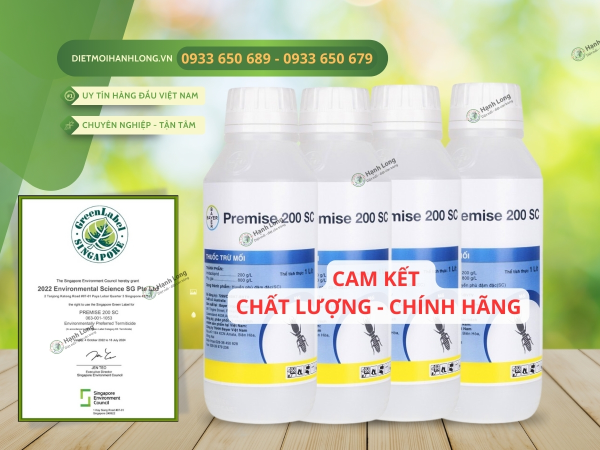 Thuốc trừ mối Premise 200SC - Diệt Mối Hạnh Long - Công Ty TNHH Một Thành Viên Dịch Vụ Hạnh Long