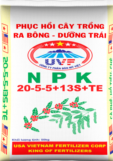NPK 20-5-5-13S - Công Ty Cổ Phần Phân Bón Mỹ Việt