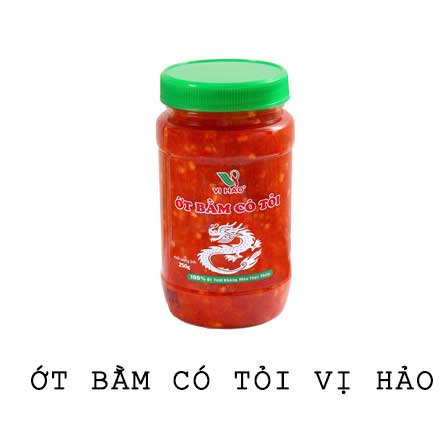 ớt bằm có tỏi Vị Hảo - Tương Ớt Vị Hảo - Công Ty TNHH Vị Hảo