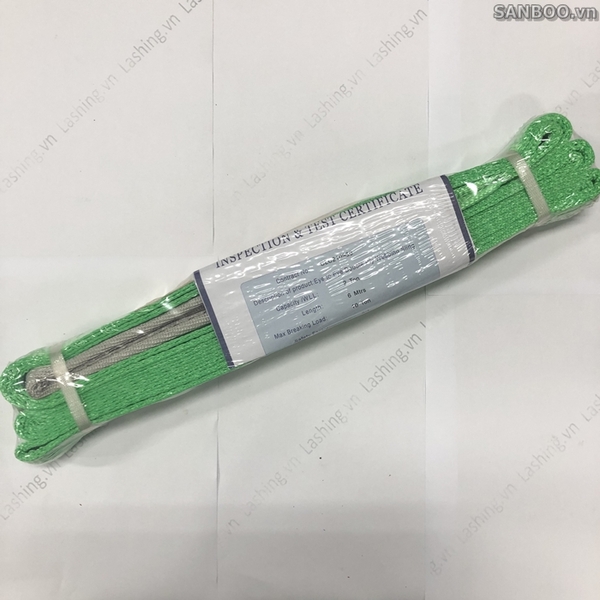 Dây cáp vải cẩu hàng 2 tấn 5cm - Hệ số an toàn 5:1 - Dây Cẩu Hàng, Dây Chằng Hàng Sanboo - Công Ty TNHH Sanboo Việt Nam