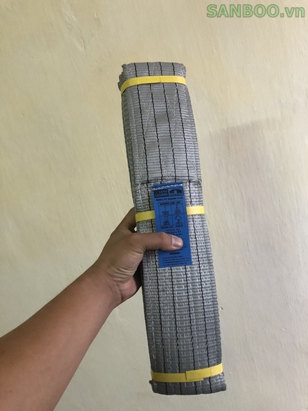 Dây cáp vải cẩu hàng 4 tấn 10cm - Hệ số an toàn 5:1 - Dây Cẩu Hàng, Dây Chằng Hàng Sanboo - Công Ty TNHH Sanboo Việt Nam