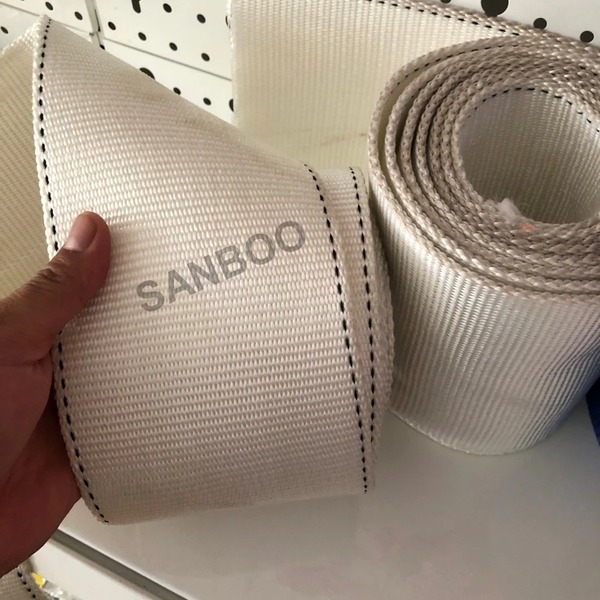 Dây đai polyester 10cm tải 12 tấn - Dây Cẩu Hàng, Dây Chằng Hàng Sanboo - Công Ty TNHH Sanboo Việt Nam