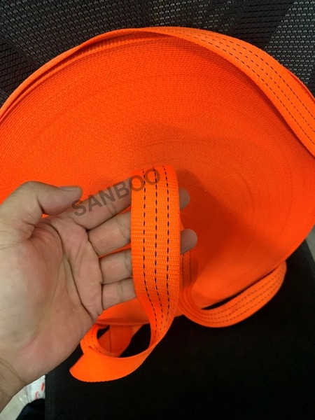 Dây đai polyester 38mm tải 1.5 tấn - Dây Cẩu Hàng, Dây Chằng Hàng Sanboo - Công Ty TNHH Sanboo Việt Nam
