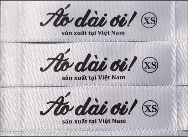 In tem nhãn Cotton