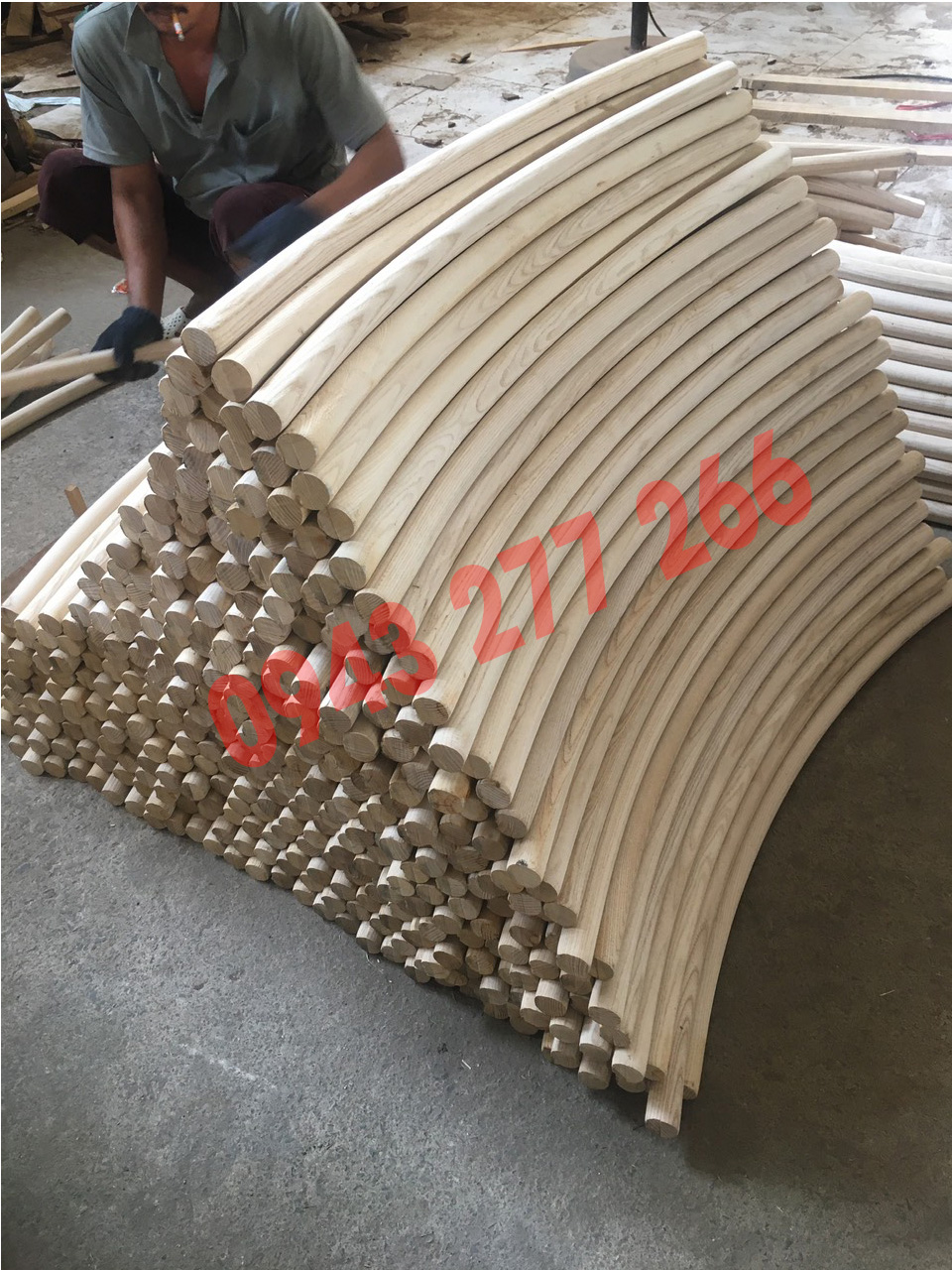 Gia công uốn cong chi tiết gỗ