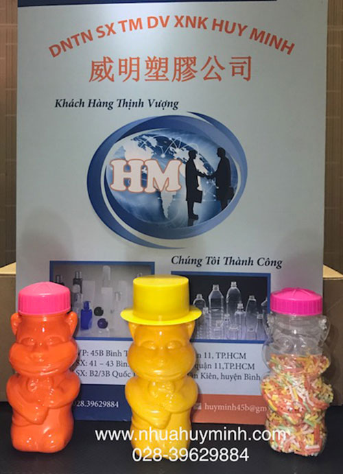 Chai đựng thực phẩm - Bao Bì Nhựa Huy Minh - Công Ty TNHH SX  Chai Lọ Nhựa Huy Minh