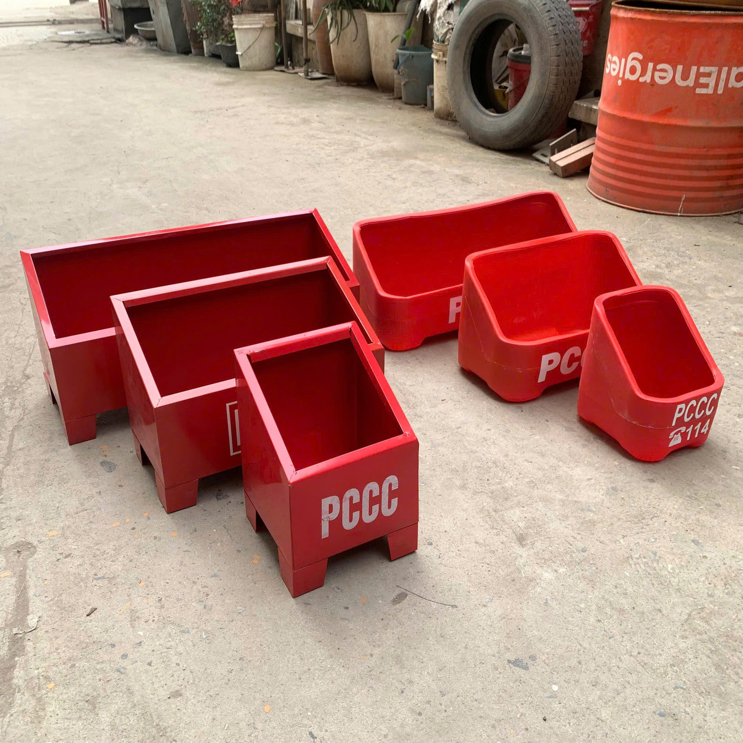 Thùng cát cứu hỏa - Hợp Tác Xã Công Nghiệp Nhật Quang