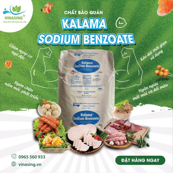 Chất bảo quản Sodium Benzoate Kalama