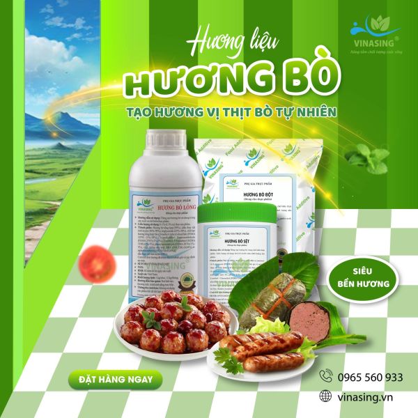 Hương liệu tạo hương thịt bò
