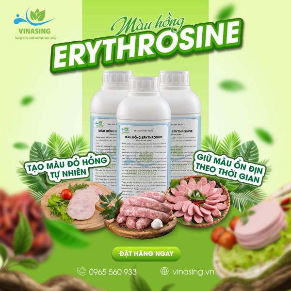 Chất tạo màu đỏ hồng Erythrosine