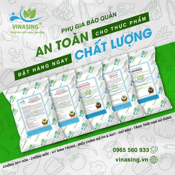 Phụ gia bảo quản trong thực phẩm