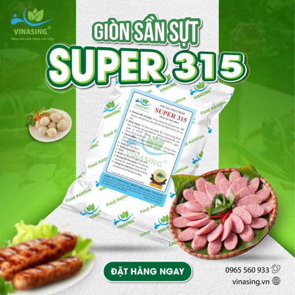 Phụ gia giòn sần sựt Super 315
