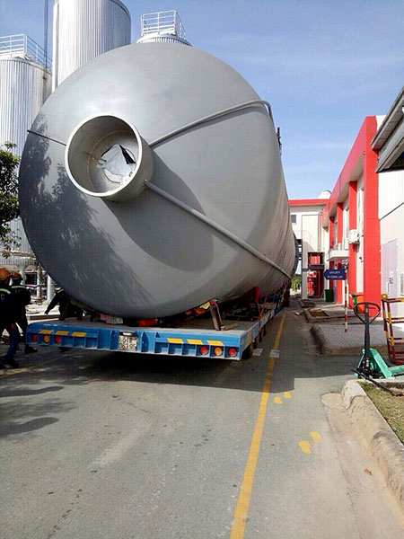 Vận chuyển, thi công lắp đặt bồn bể công nghiệp