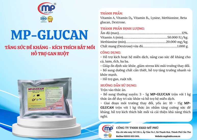 MP-GLUCAN Tăng sức đề kháng, hỗ trợ gan ruột