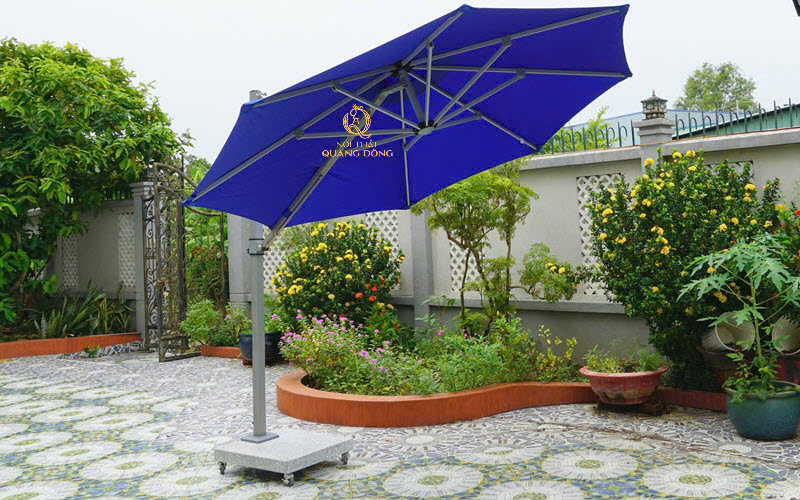 Ô dù che nắng - Bàn Ghế Nhựa Giả Mây Quang Đông - Công Ty TNHH Nội Thất Quang Đông