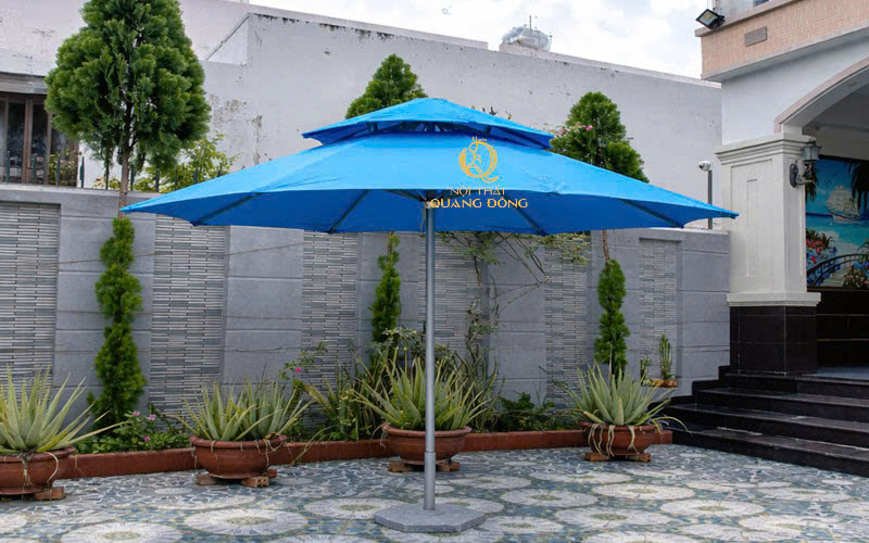 Ô dù che nắng - Bàn Ghế Nhựa Giả Mây Quang Đông - Công Ty TNHH Nội Thất Quang Đông