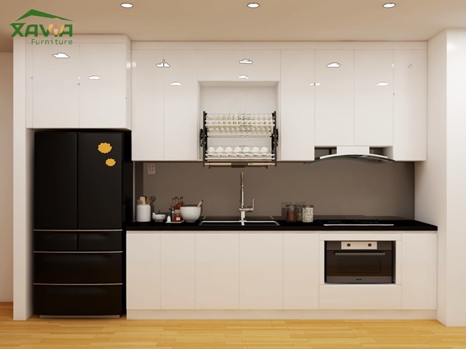 Dự án tủ bếp anh Cầu - chung cư Gamuda - Hoàng Mai - Hà Nội - Gia Công Gỗ Việt Hưng - Công Ty Cổ Phần Đầu Tư Công Nghệ Phát Triển Việt Hưng