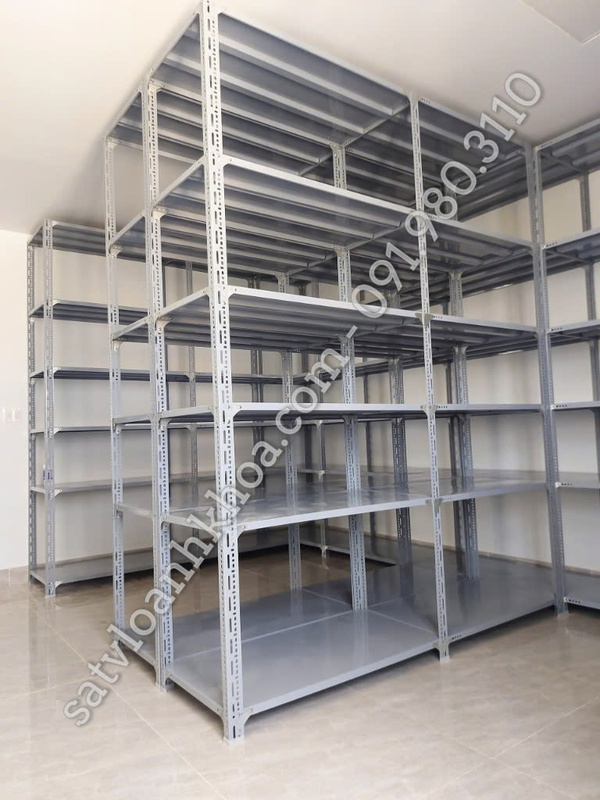 Kệ sắt V lỗ - Sắt V Lỗ Anh Khoa