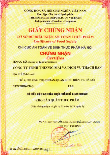 Suất Ăn Công Nghiệp Thạch Bàn – Công Ty TNHH Thương Mại Và Dịch Vụ Thạch Bàn