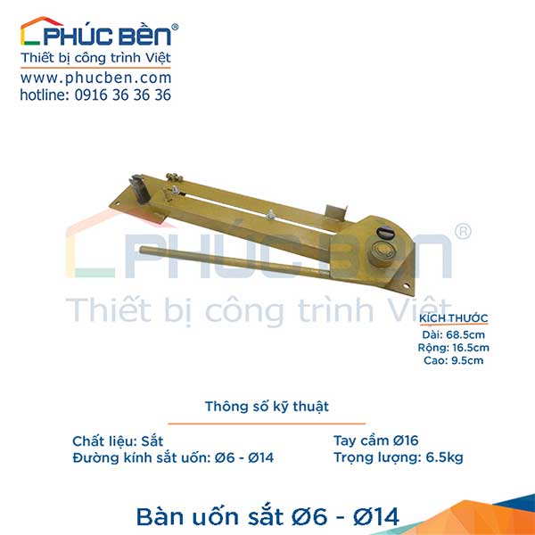 Bàn uốn sắt - Thiết Bị Xây Dựng Phúc Bền - Công Ty TNHH Một Thành Viên Sản Xuất Thương Mại Phúc Bền