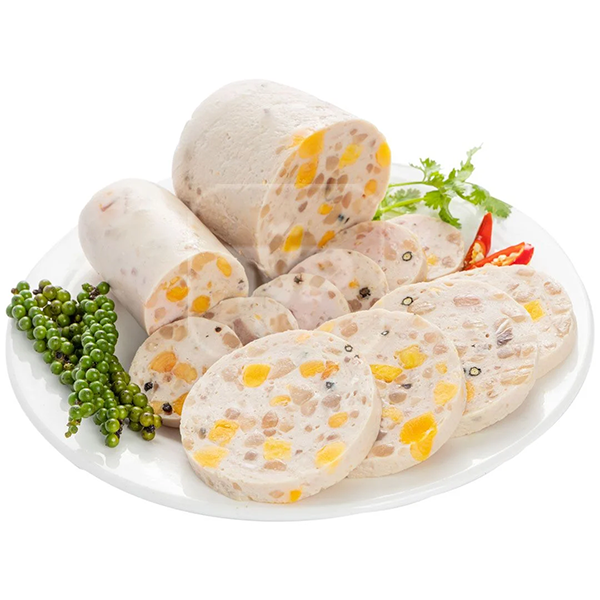 Chả lụa bì trứng muối - TVP FOOD - Công Ty TNHH Sản Xuất Thương Mại Thực Phẩm Tân Vĩnh Phát