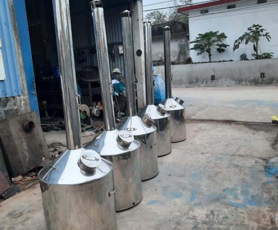 Lò hóa vàng mã không khói, không bụi