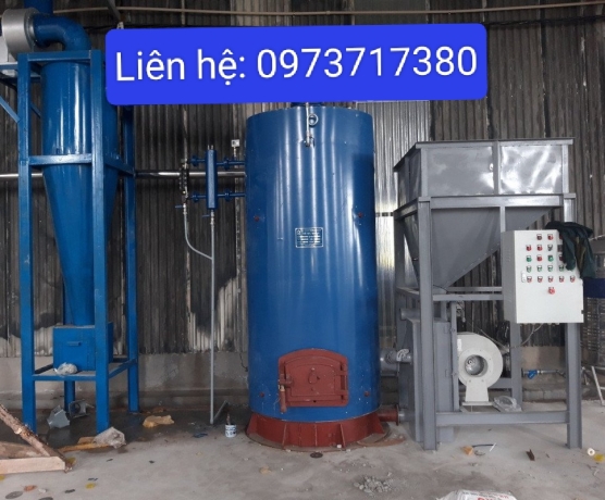 Lò hơi đốt bằng viên nén