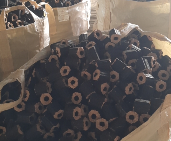 Củi trấu ép đường kính nhỏ