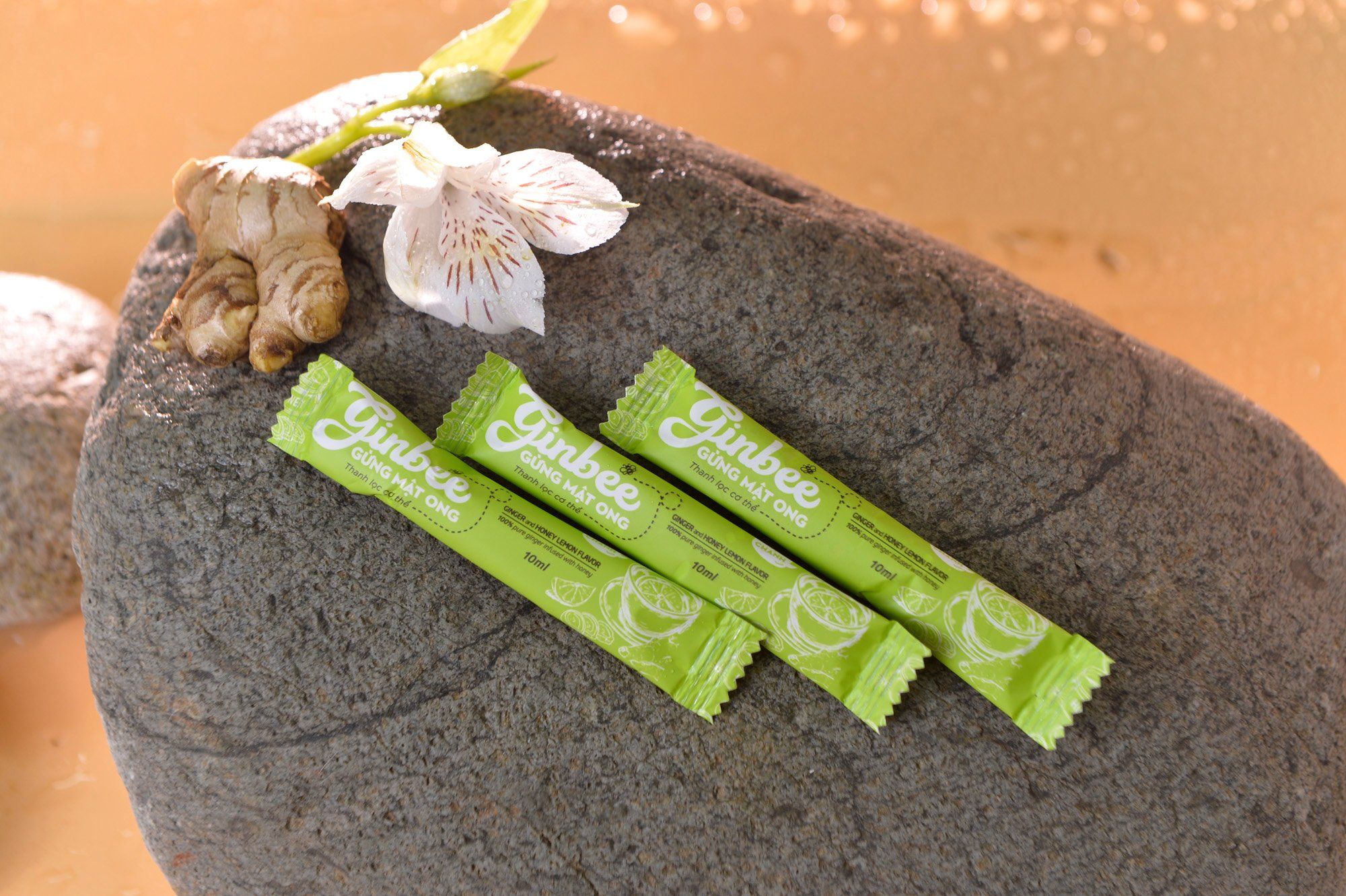 Gừng mật ong lên men Ginbee chanh - Gừng Trí Đức - Công Ty TNHH Xuất Nhập Khẩu Trí Đức