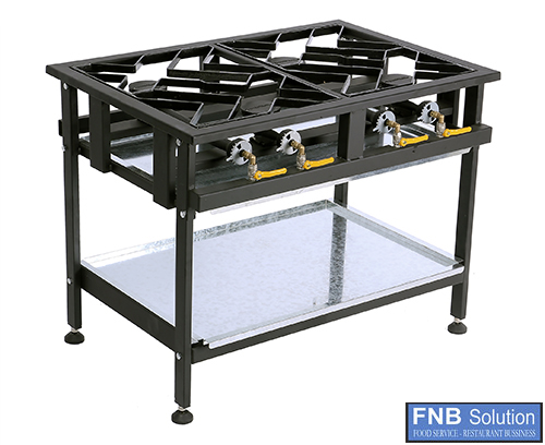 Bếp đun 4 họng đặt so le - FNB Solutions - Công Ty TNHH Giải Pháp FNB