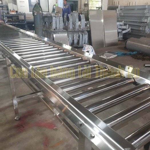 Băng tải con lăn inox - Băng Tải Thành An - Công Ty  Cổ Phần Cơ Khí Thành An