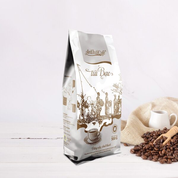 Cà phê bột túi bạc 500g - An Thái Café