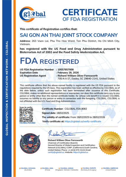 FDA - Công Ty Cổ Phần Sài Gòn An Thái