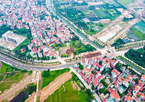 Đoạn đường vành đai 4 đi qua huyện Đan Phượng - Vật Liệu Xây Dựng Tuấn Anh - Công Ty TNHH Một Thành Viên Dịch Vụ Vận Tải Tuấn Anh